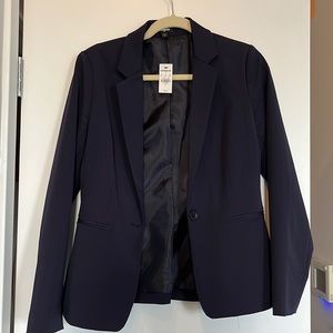 Express navy one button blazer
